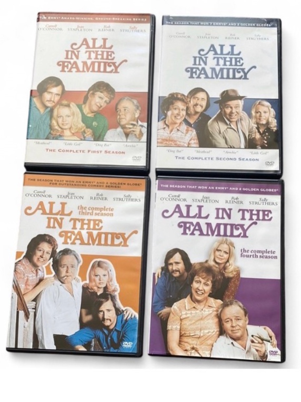 All in the Family Seasons 1-4 DVD Box Set Complete Classic TV Series Bundle